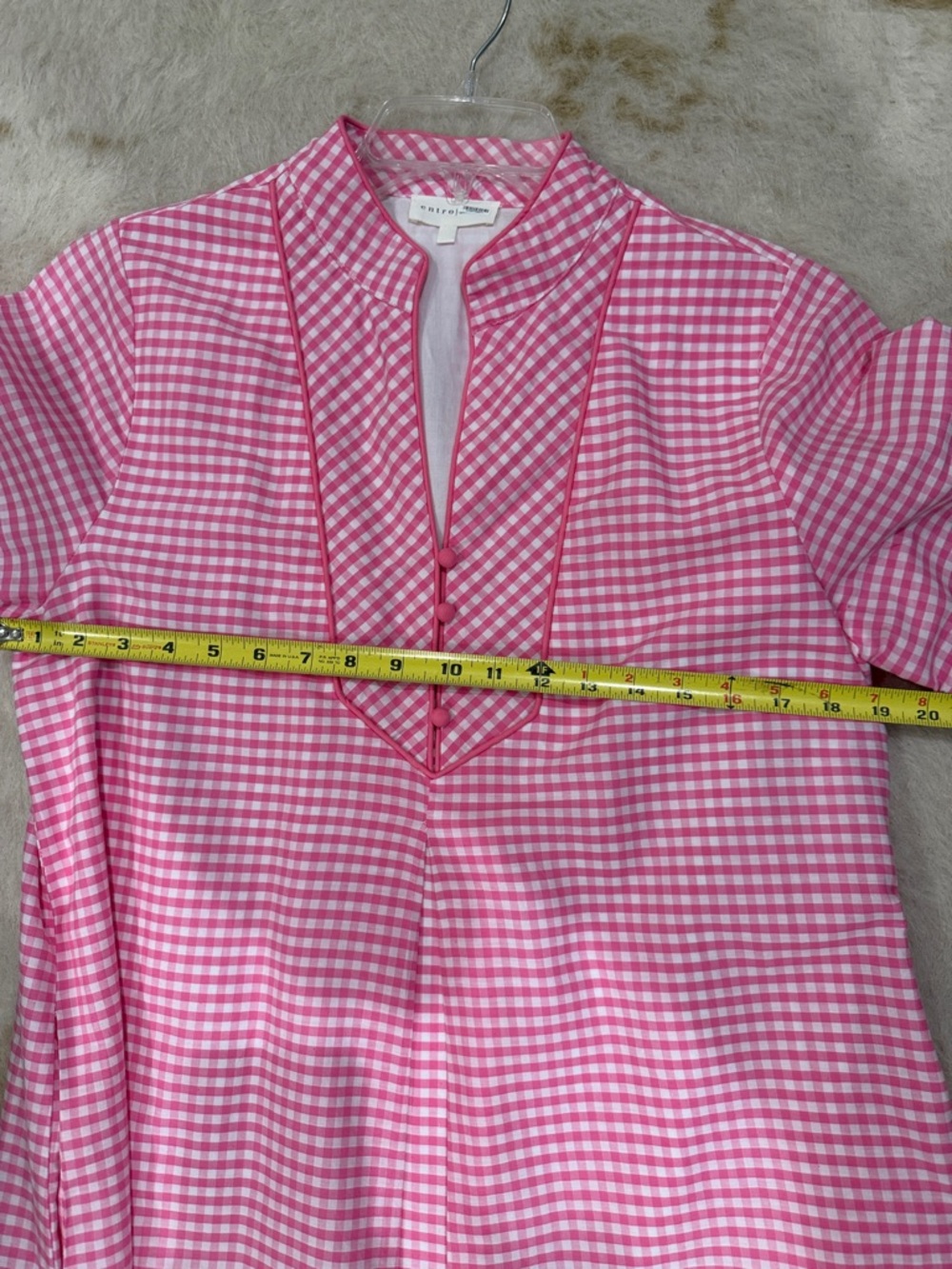 entro Pink Gingham Dress - Picture 8 of 11